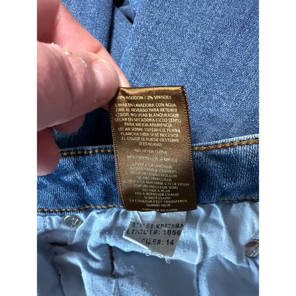 Kut From the Kloth Womens Skinny Jeans Medium Wash Style KP570MA7 Size 14 - Picture 9 of 12